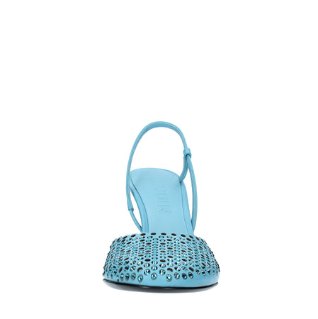 3JUIN Scarpe con Tacco Azzurro da donna