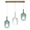 Lampadario vetro colorato Gea Luce OFELIA S E27 LED lampada soffitto