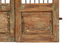 Biscottini Porta portone in legno massello e ferro da interno o da esterno vecchia e antica medievale scorrevole