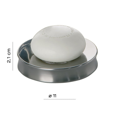 Portasapone Fiore Lucido/Spazzolato | Completa il Set