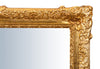 Biscottini Specchiera da parete verticale/orizzontale in legno finitura foglia oro anticato L93xPR5,5xH107 cm Made in Italy