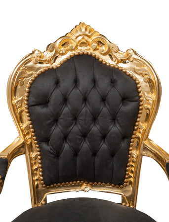 Biscottini Poltrona stile francese Luigi XVI in legno massello di faggio XVI, faggio,