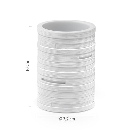 Portaspazzolini Alin Bianco | Design Moderno