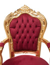 Biscottini Poltrona stile francese Luigi XVI in legno massello di faggio XVI, faggio,