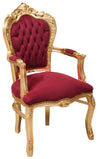 Biscottini Poltrona stile francese Luigi XVI in legno massello di faggio XVI, faggio,