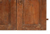 Biscottini Porta portone in legno massello e ferro da interno o da esterno vecchia e antica medievale scorrevole