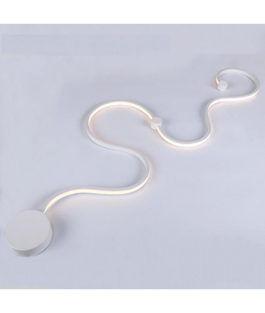 Lucide 12219/02/31 Lampada Da Parete A To E – Ferro Bianco – 16 X 9 X 20 Cm – Attacco E14 (Lampadina Non Inclusa)