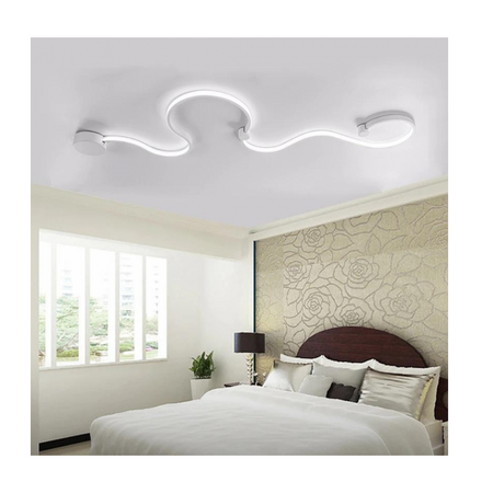 Applique Led 28 W Lampada Parete A Nastro Bianco Luce Calda Fredda Naturale E69-b