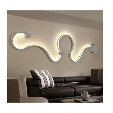 Applique Led 28 W Lampada Parete A Nastro Bianco Luce Calda Fredda Naturale E69-b