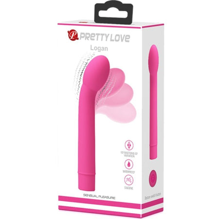 PRETTY LOVE - VIBRATORE G-SPOT LOGAN 10 VIBRAZIONI ROSA