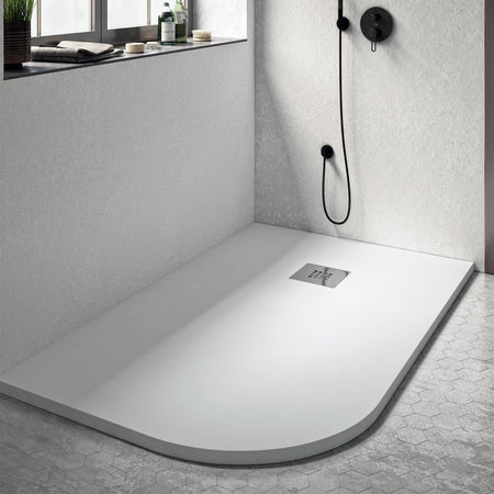 Piatto Doccia Stondato Rettangolare Bianco 70X90 90X70 Piletta Gratis - Star Plus