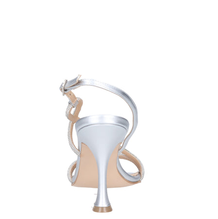 TSAKIRIS MALLAS Sandali Argento da donna