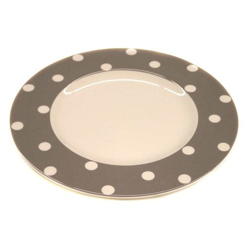 Piatto piano 29 cm Livellara FRESHNESS DOTS Tortora