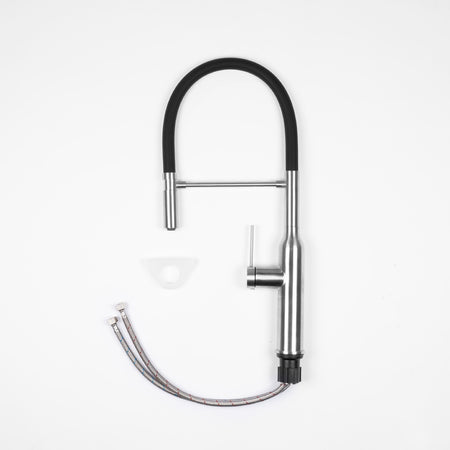 Rubinetto Cucina Acciaio Inox Doccetta Battle