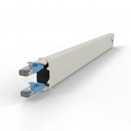PATCHBOX CONEX8STPBL cavo di rete Blu 0,8 m Cat6a U/FTP [STP] (PATCHBOX.ONE 8RU CAT.6A STP CASSETTE,BLUE 0,8M)