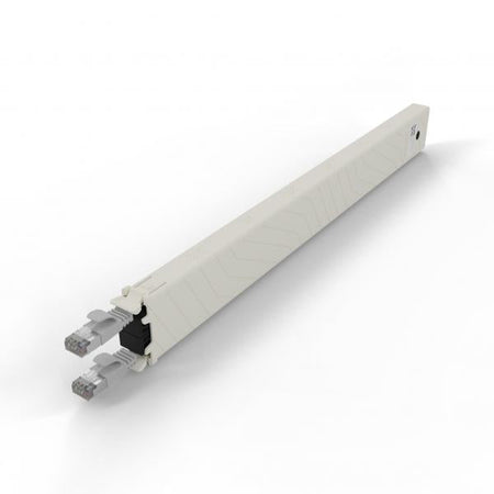 PATCHBOX CONEX8STPSL cavo di rete Grigio 0,8 m Cat6a U/FTP [STP] (PATCHBOX.ONE 8RU CAT.6A STP CASSETTE,GREY 0,8M)