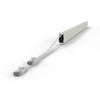 PATCHBOX CONE46STPWH cavo di rete Bianco 2,5 m Cat6a U/FTP [STP] (PATCHBOX.ONE 46RU CAT.6A STP CASSETTE,WHITE 1,8M + 0,7M)