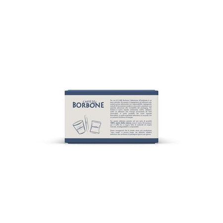 CAFFE'' BORBONE KIT ECO ACCESSORI 50x BICCHIERINI CARTA + 50x PALETTE BETULLA + 50x ZUCCHERO