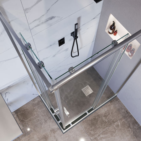 Box doccia 3 lati trasparente 195 6mm MATIAS