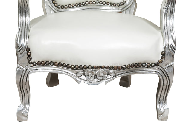 Biscottini Biscottini Poltrona Bambino Stile Francese Luigi XVI Faggio Massello Intagliata