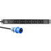 Lanview LVR-3MIEC-AMP-10C13 unità di distribuzione dell'energia [PDU] 10 presa[e] AC 1U Nero (19'' rack mount power strip, - 1U, 16A with 10 x C13 socket, - AMP meter and 3m power cord and IEC 60309
