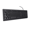 Tastiera Integrale Trust Basic - Tasti silenziosi - USB - Nero
