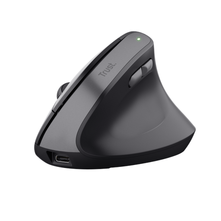 Mouse wireless Ergonomico Trust Bayo II - Mano destra - Verticale - RF Wireless - Ottico - 2400 DPI