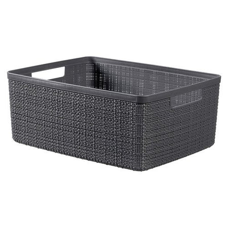 Cesta Curver K245713 JUTE Medium Grigio
