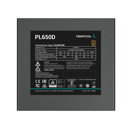 ALIM. DEEPCOOL 650W BRONZE 80 P. ATX 3.0