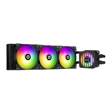 Enermax LIQMAXFLO ELC-LMF360T-ARGB - Sistema di raffreddamento a liquido del processore - Raffreddatore spesso 38 mm - Dimensioni del dissipatore: 360 mm - (per: LGA1851, LGA1700, LGA1200, LGA115x So