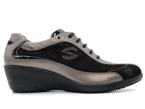 Stonefly Sneakers donna Frey marrone scuro
