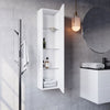 Colonna Bagno sospesa Salvaspazio Bianco Porcellana 120x35x20