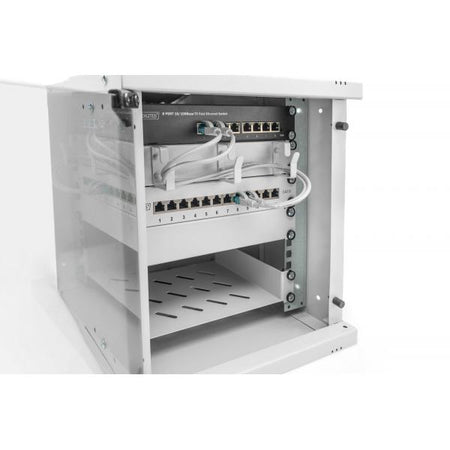 Digitus Contenitore SOHO Pro per montaggio a parete - 254 mm [10] - 315x300 mm [LxP] (6HE SOHO PRO WALLMOUNT CAB GREY - 10INSOHO PRO 325X315X300MM GREY)
