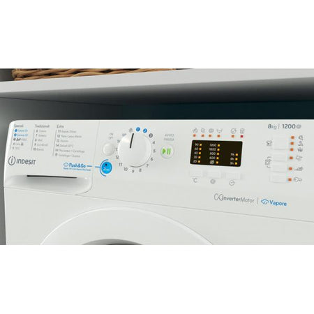 Indesit Lavatrice 8kg Inverter Vapore B 1200giri Bwa 81295x Wv It