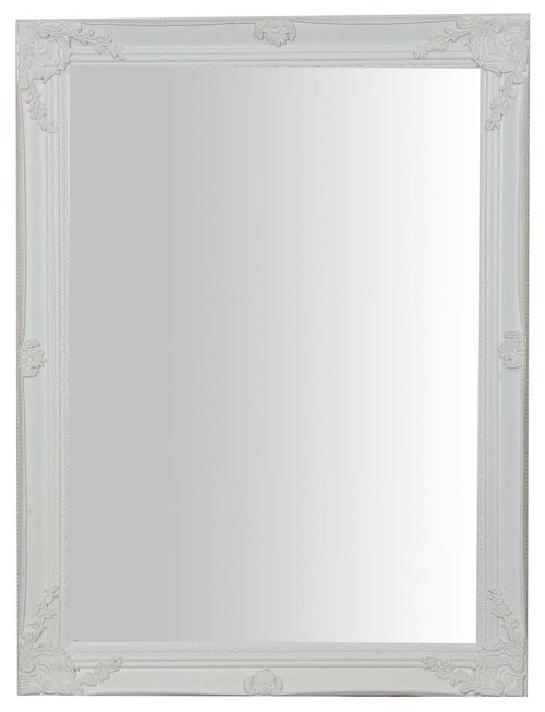 Biscottini Specchiera da appendere verticale/orizzontale L62xPR4xH82 cm finitura bianco anticato.