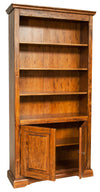 Biscottini Biscottini Libreria Legno Massello Tiglio Noce 108x38x211 Made Italy Classica