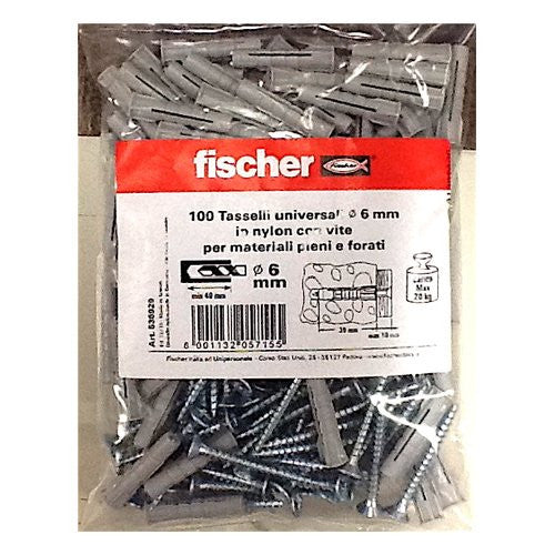 Tasselli Fischer 536929 Kit 100