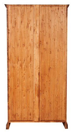 Biscottini Biscottini Libreria Legno Massello Tiglio Noce 108x38x211 Made Italy Classica