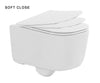 Sanitari sospesi wc e bidet con sedile soft close BUBBLE