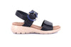 Grunland sandali donna Dema blu con strappo SA1943