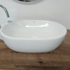 Lavandino da appoggio in ceramica bianco lucido GIO 48,5x35 H14