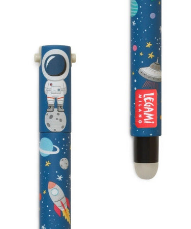 Legami, Penna Gel Cancellabile, Inchiostro Nero, Tema Space