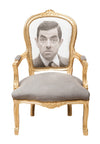 Biscottini Poltrona stile francese Luigi XVI in legno massello di faggio