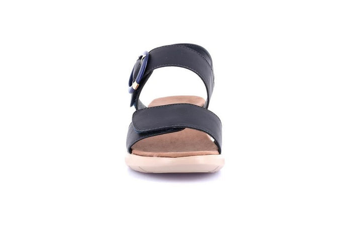 Grunland sandali donna Dema blu con strappo SA1943