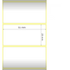 Rotolo per Stampante di etichette Zebra White 51x25mm