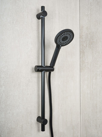 Asta saliscendi NERA con doccetta multifunzione ERMES