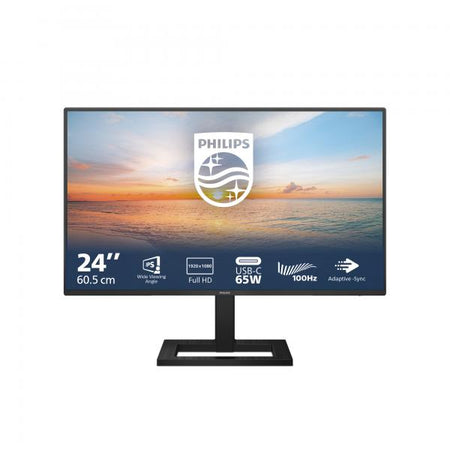 PHILIPS MONITOR 23,8 LED IPS 16:9 FHD 4MS 250 CDM 100HZ, REG ALTEZZA, USB-C DOCK, HDMI, MULTIMEDIALE
