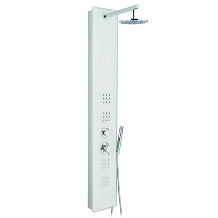 Colonna Doccia Multifunzione in Vetro Temperato CRYSTAL
