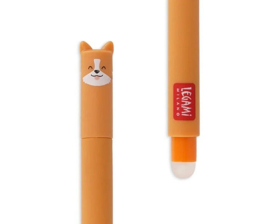 Legami, Penna Gel Cancellabile, Inchiostro nero, Tema Corgi