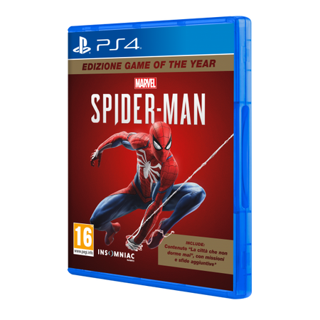 Sony Ps4 Gioco Marvel's Spider-man: Game Of The Year Edition It